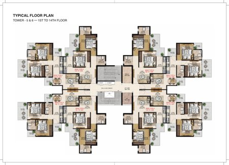 Typical Floor Plan - Tower 5 & 6